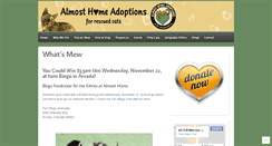 Desktop Screenshot of almosthomeadoptions.com